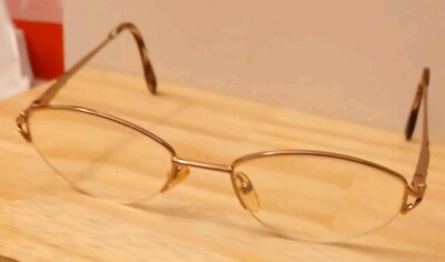 Expression 1080 Eyeglass Frames Only Goldtone 52-19-135 mm