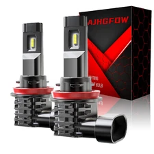 H11 LED Headlight Super Bright Bulbs Kit 6500K White 60000LM High/Low Beam