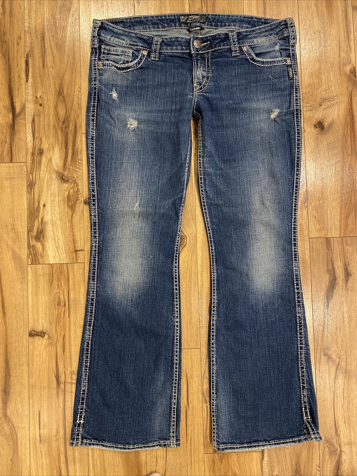 Купить Silver TWISTED Thick Stitch 