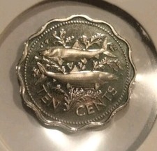 10 Cent Bahamas 1974 PP