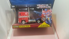 TRANSFORMERS AUTOBOT OPTIMUS PRIME ROBOT ON CHASSIS DIECAST 1:24 SCALE JADA