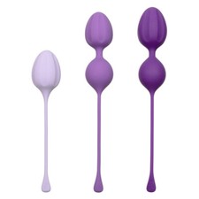 Kegel Training Ben Wa Balls Strengthen Pelvic Floor Muscles 3 Piece Set Purple