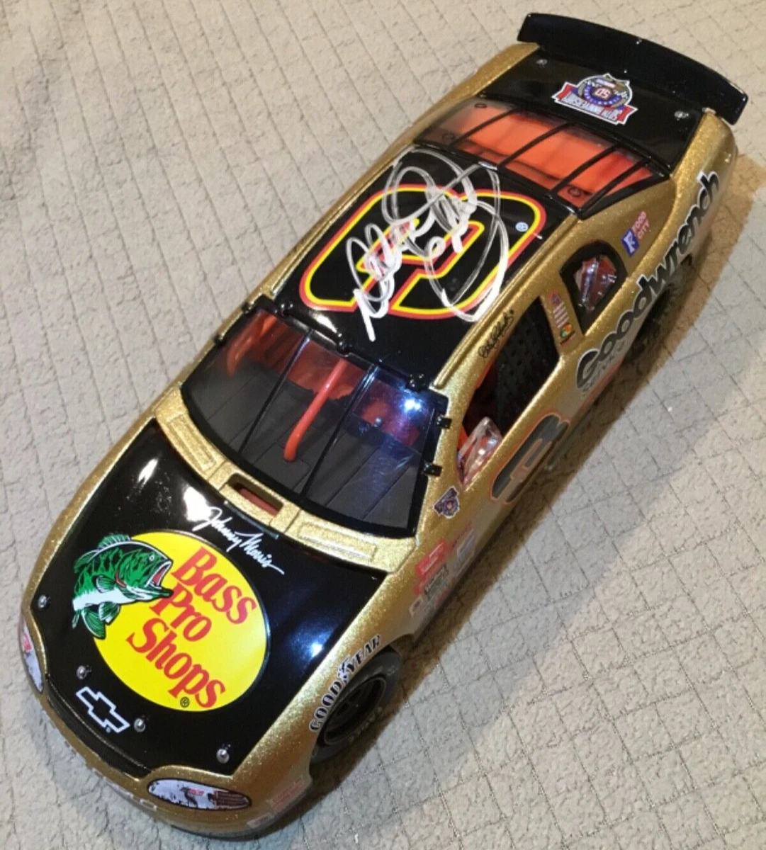 Dale Earnhardt Sr #3 Signed Bass Pro Shops 50Th Anniversary NASCAR 1/24 COA  RARE