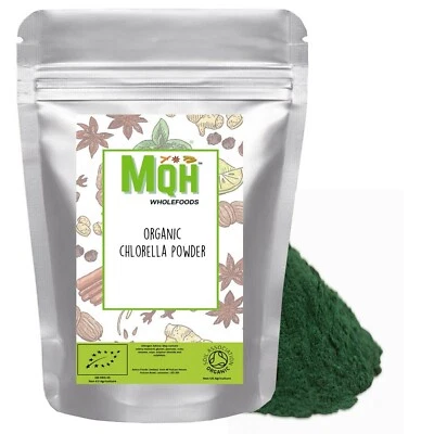 MQH WHOLEFOODS Organic Chlorella Powder Premium Quality! Soil Association Certified