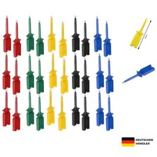Mini  Sonden Set mit 30 farbigen Hakenclips für präzise Tests & Reparaturen