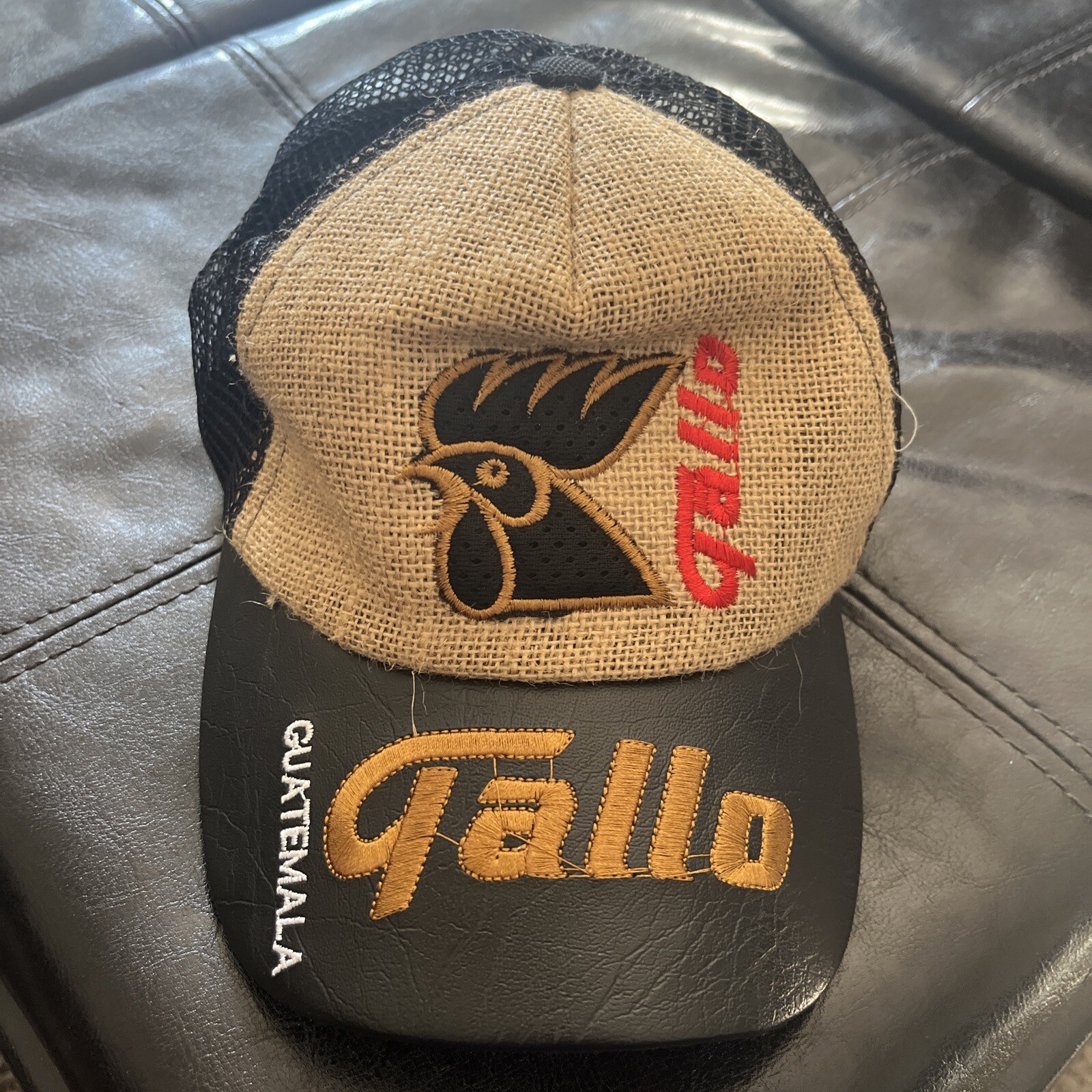 gallo rooster SnapBack Hat Cap Adjustable Mesh - image 1