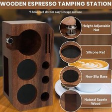 Coffee Tamper Stand AntiSlip Pads for Commercial Cafes Workplace Countertop