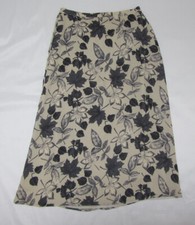 vintage floral maxi skirt