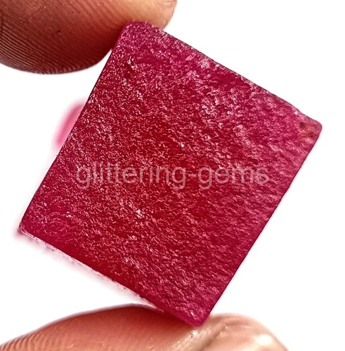 Dyed 265.00 Ct IGL Burma Red Ruby Natural Rough Cut Loose Gemstone 5AII - Picture 6 of 10