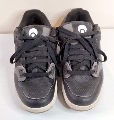 Vintage (2000s) OSIRIS CINUX SKATE SHOES (US Black/Steel