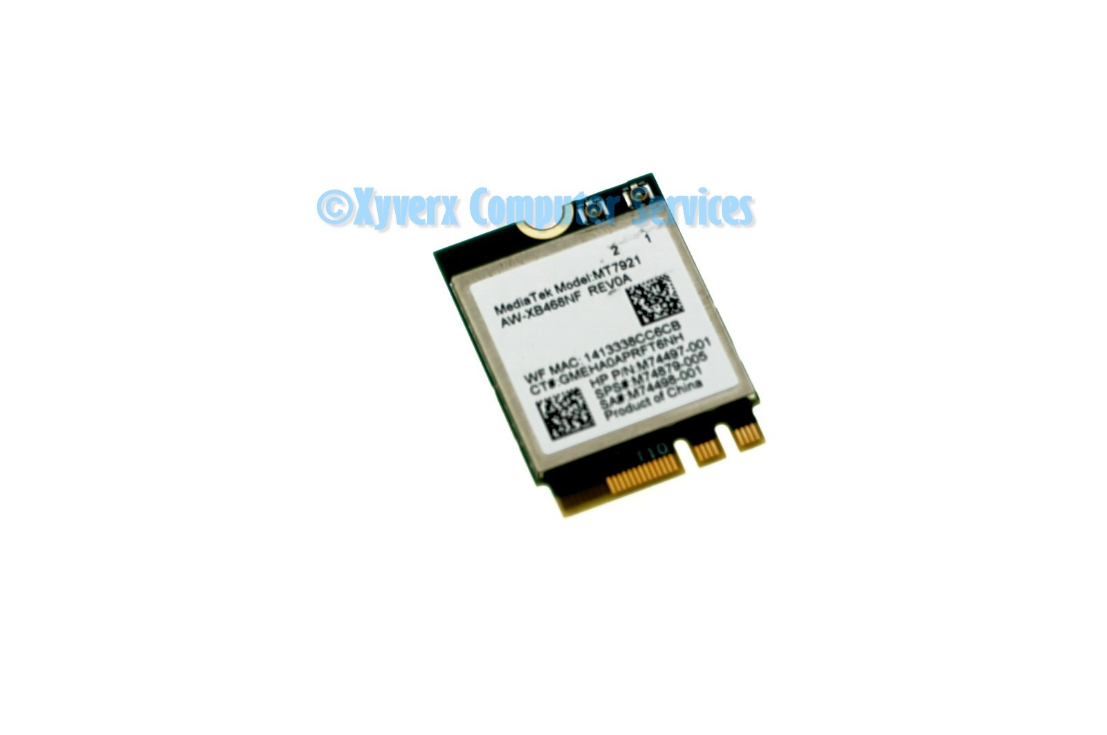 M74497-001 AW-XB468NF MT7921 OEM HP WIRELESS CARD BLUETOOTH 15 