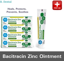 Bacitracin Zinc Antibiotic Ointment Skin Heal First Aid Diaper Rash, Dermatitis