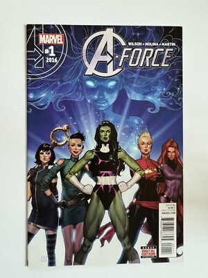 A-Force # 1 - Regular Cover - Marvel 2016 - G. Willow Wilson - Jorge Molina - NM