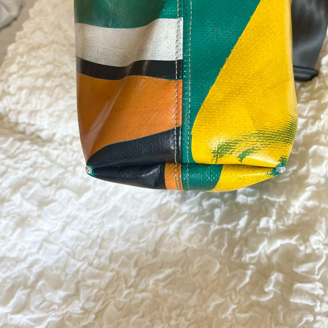 FREITAG F203 BOB Shoulder Bag - GREEN BLACK ORANGE Multi FREITAG F203 BOB Shoulder Bag - GREEN BLACK ORANGE Multi