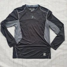 NIKE PRO COMBAT Ken Griffey Jr Swingman Baseball Shirt Gray Dri-Fit Base Layer S