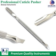 Stainless Steel Cuticle Pusher Remover Nail Cleaner Manicure Pedicure Tools