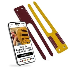 TOFL Baseball Glove Thumb and Pinky Replacement Leather Loops | Durable Laces...