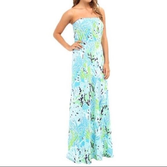 cha cha print maxi dress Baltic Barn Cha Cha Print Maxi Dress Size S