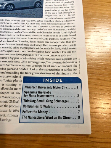 2004 NANOTECH REPORT Forbes/Wolfe 11 Issues Jan-Nov Newsletter - Picture 10 of 22