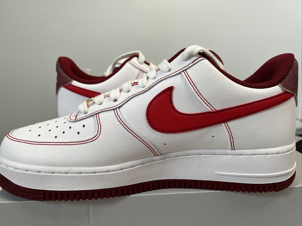 27エアフォース1 FIRST USE WHITE RED DA8478-101 Nike Air Force 1 '07