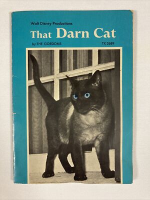 That Darn Cat By The Gordons Walk Disney Scholastic 2nd Printing 1974