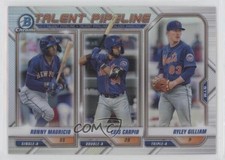 2021 Bowman Talent Pipeline Luis Carpio Ronny Mauricio Ryley Gilliam #TP-NYM 0w7