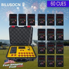 60 Cues Wireless Remote Fireworks Firing System Professional Igniter System