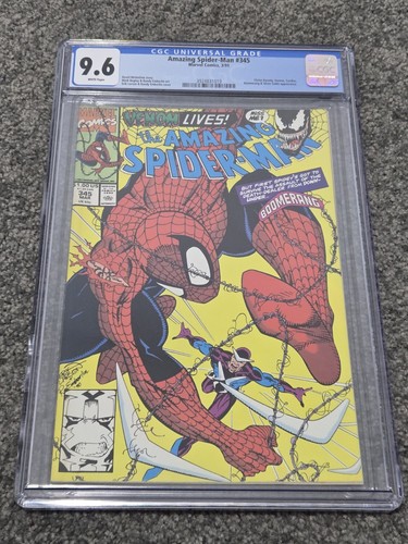 Marvel Comics Amazing Spider-Man #345 (1991) CGC 9.6 White Pages Cert 3924831019