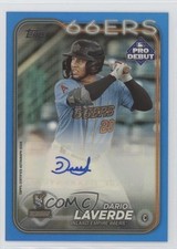 2024 Topps Pro Debut Blue Foil Auto 143/150 Dario Laverde #PD-38 Auto w5b