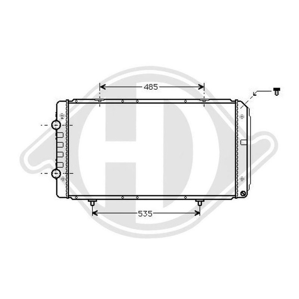 KüHler MotorküHlung Diederichs DCM2796 Diederichs Climate FüR CitroëN Fiat-image