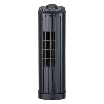 Optimus F7348BKF 14in 3-Speed Portable Oscillating Tower Fan Black