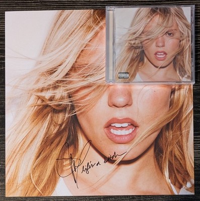 Renee Rapp Bite Me CD PERSONALLY SIGNED LYRIC 12'' ART CARD