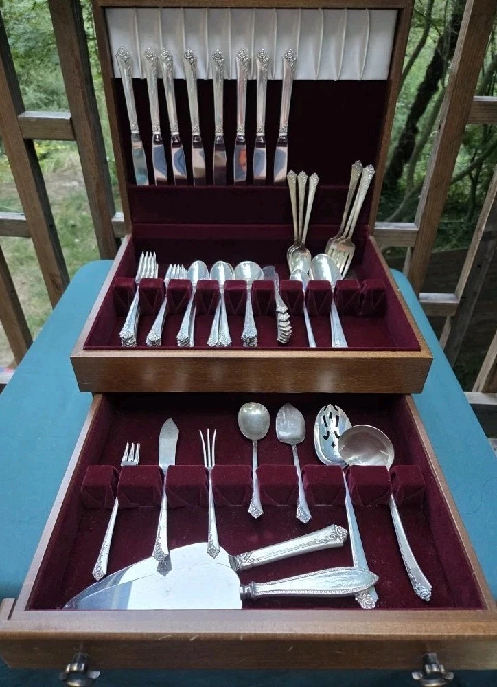 アメリカ□オネイダ社□スターリング製デザートスプーン□とてもきれい
