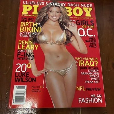 Playboy Magazine August 2006 Girls Of The OC Orange County    