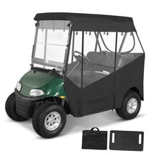 Golf Cart Enclosure 2 Passenger for EZGO RXV 2 Seater Open Front Windshield 3