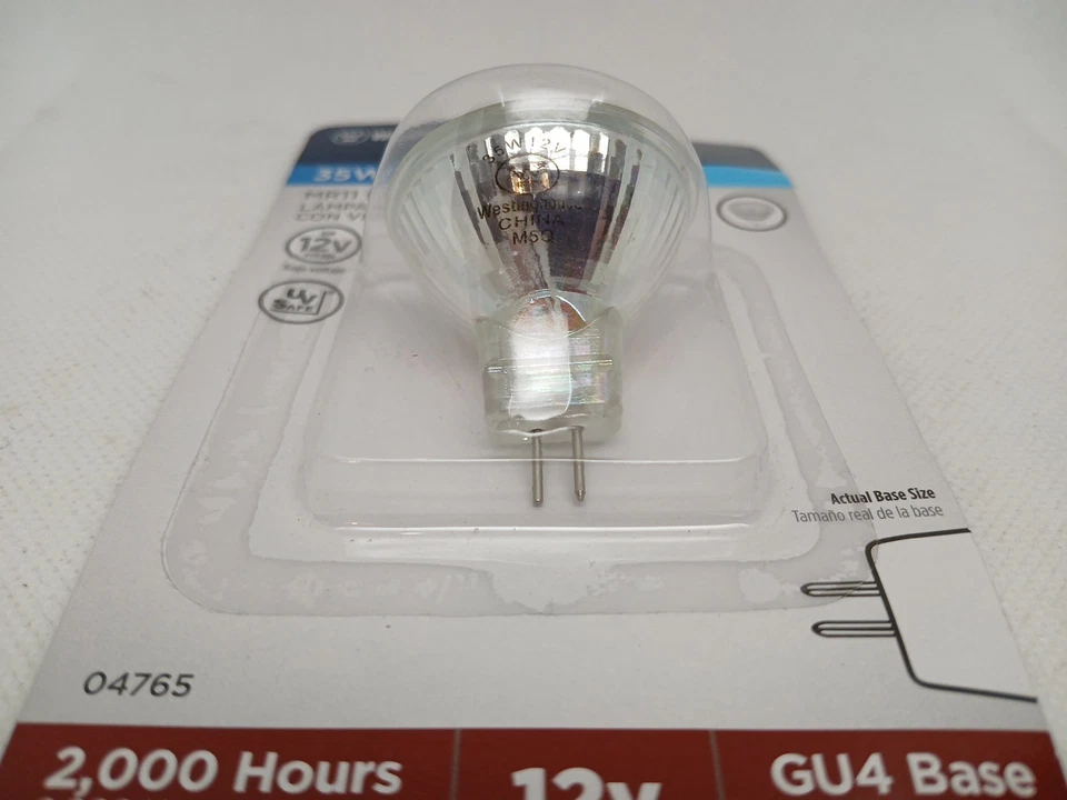 WESTINGHOUSE 35W / 12V MR11 LENSED NARROW FLOOD BULB, GU4 BASE, 04765 - Image 3 of 4