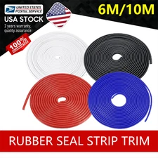 20/32FT Car Rubber Seal Trim Molding Strip Door Edge Lock Protector All Weather