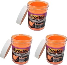 Welch Pro-Tec Powder Paint Bundle Blaze Orange 3-Pack 2oz Jig Lure Paint
