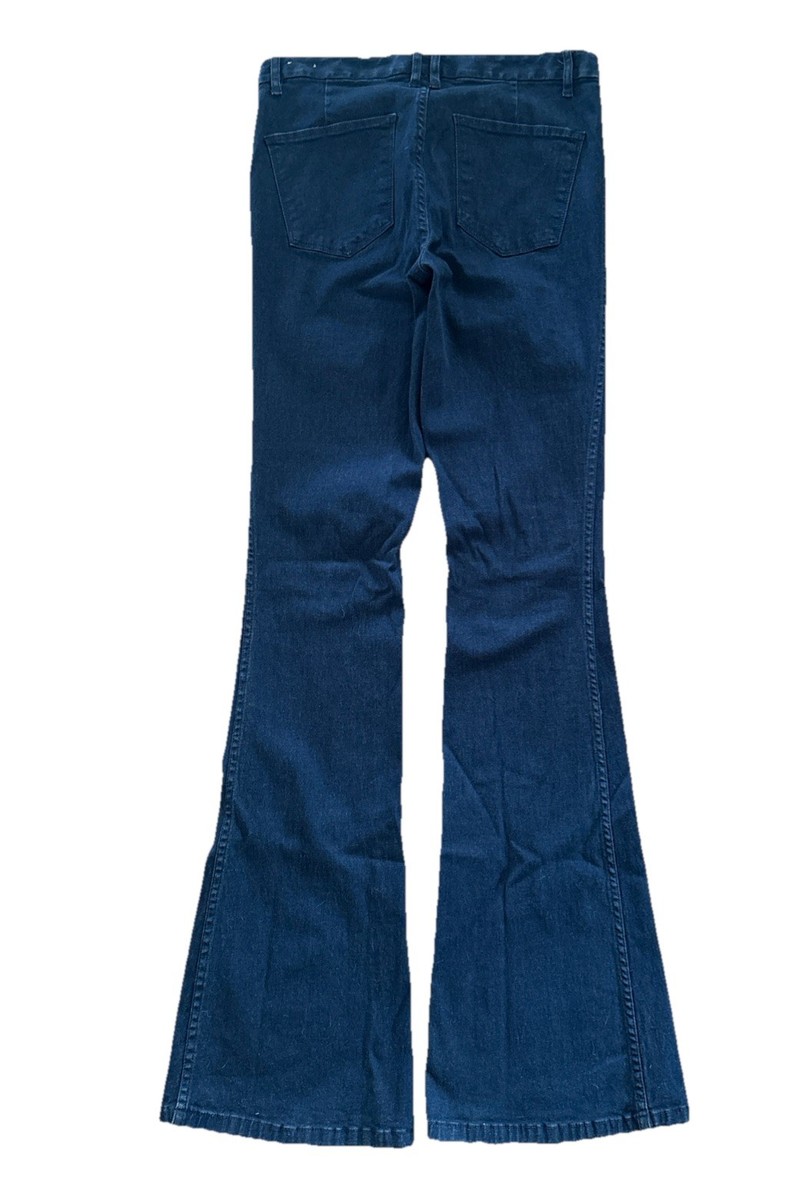Madewell “Vintage Rocker” Flare Jeans Womens 30x34 Size 28 Stretch Dark Wash View 3
