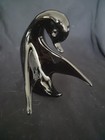Black Murano Glass Duck V. Nason   &comp Murano Italy Sitting Ugly Duck — photo 5