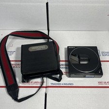 Vintage Sony Discman D-7 CD Player BP-200 Battery Pak - AS IS /UNTESTED/REPAIR