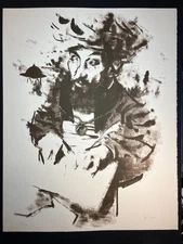 Maimonides II – Jack Levine –  Large Lithograph –  NYC Social Realist Artist