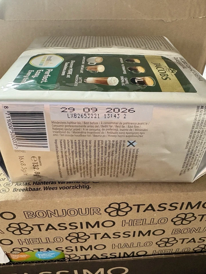 Jacobs Caffè Crema Classico XL Tassimo Kaffeekapseln - 6x16 Stück - Bild 4 von 4