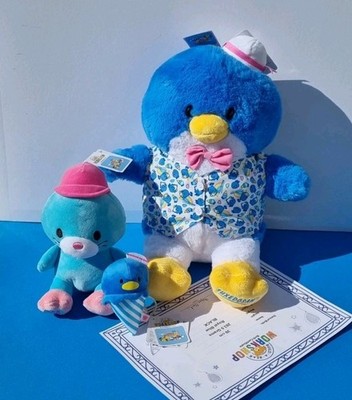 Build A Bear Smoking Pinguin Eis Handgelenk Buddy & Weste Hello Kitty Brandneu mit Etikett 