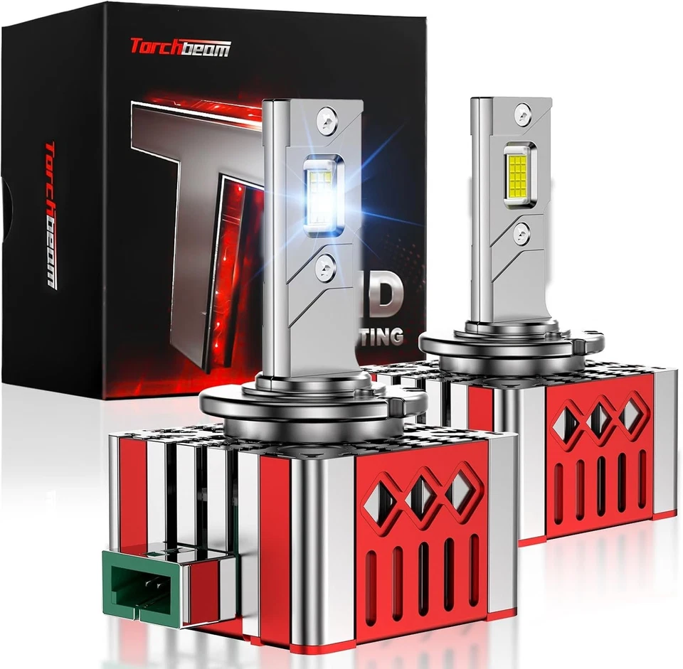 LED Fog Light Bulbs D3S D3R Xenon Ice Blue 28000 Lumens Brightness - Image 3 of 4