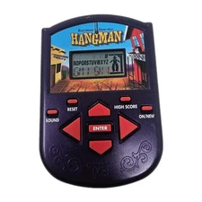 2002 Hasbro Hangman Portable Handheld Electronic Game Tested Works Vintage 