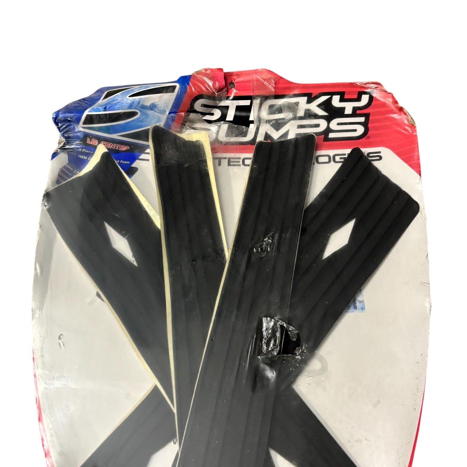 Sticky Bumps Surfboard Deck Traction Blocks Grip Strips Pads Black Made in USA