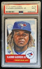 2019 Topps Living Vladimir Guerrero Jr. RC Rookie #179 Blue Jays PSA 9