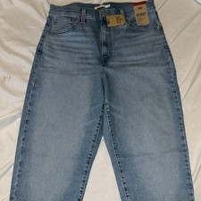 Levi  s Mom Jeans Size 32 X 29 Blue High Waisted  A7 
