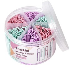Macaron Colored Paper Clips, Large Paper Clip, 2" Jumbo Paper Clips,300pcs Bi...